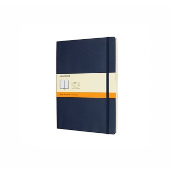 MOLESKINE Notes  XL (19x25cm) w linie, miękka oprawa, sapphire blue, 192 strony, niebieski