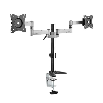 LogiLink BP0077 uchwyt / stojak do monitorów 68,6 cm (27") Biurko Czarny, Stal nierdzewna