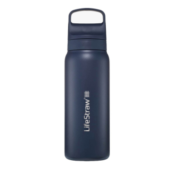 Butelka z filtrem Lifestraw Go 2.0 Stainless Steel Water Filter 24 oz (710 ml) - aegean sea
