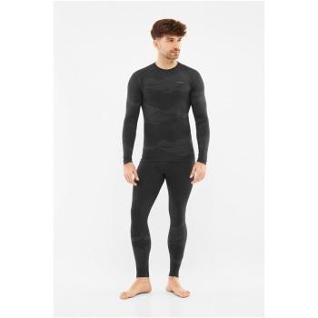 Bielizna męska VIKING Gasher Man Set Merino czarna XL
