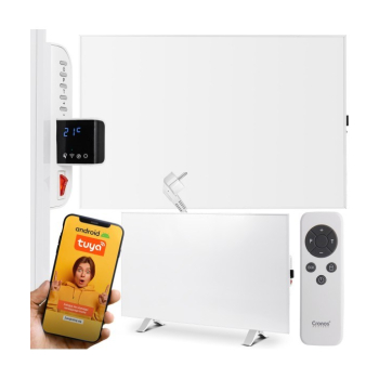 Promiennik podczerwieni Cronos Synthelith Pro CRP-500TWP 500W biały z WiFi i pilotem