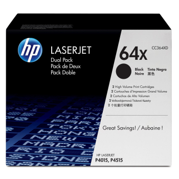 HP (CC364XD) No 64XD HP64XD HP 64XD Dwupak wkład (CC364XD)