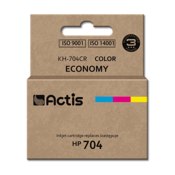 Actis KH-704CR Tusz (zamiennik HP 704 CN693AE; Standard; 9 ml; kolor)