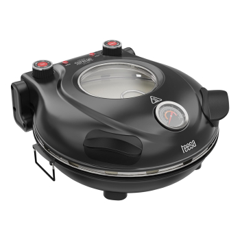 Piec do pizzy TEESA SUPREME, 1200W, 32cm, okienko, wyjmowany kamień