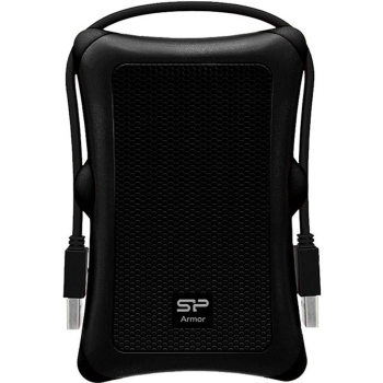 Dysk zewnętrzny HDD Silicon Power Armor A30 (2TB; 2.5"; USB 3.2; 5400 obr/min; Black; SP020TBPHDA30S3A)