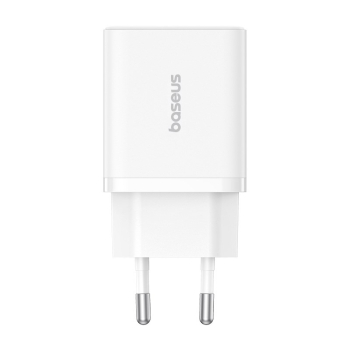Ładowarka sieciowa Baseus Cube C+U 30W EU (moon white)