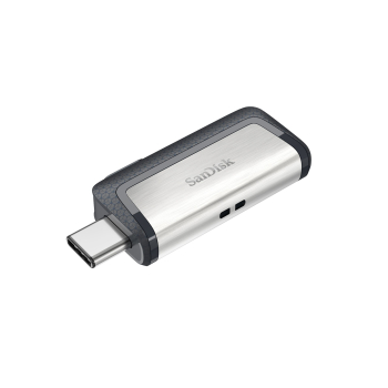 Pendrive SanDisk Ultra SDDDC2-128G-G46 (128GB; USB 3.1, USB-C; kolor czarny)