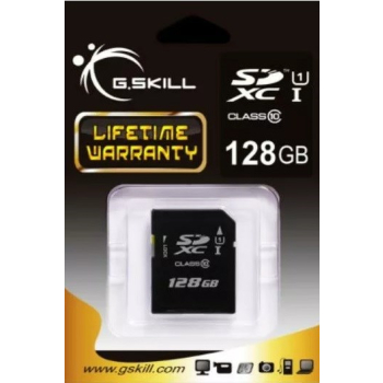 G.SKILL SDXC 128GB CLASS 10 UHS-I FF-SDXC128GN-U1
