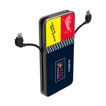 Powerbank Mophie Powerstation Plus 10K Red Bull Racing - powerbank 10000mAh, zintegrowany kabel USB-C oraz lightning (1x port USB-C)
