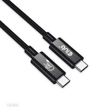 CLUB3D CAC-1575 kabel USB USB4 Gen 2x2 2 m USB C Czarny