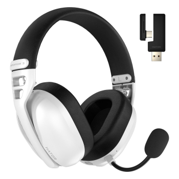 Słuchawki dla graczy Hyperpunk 3 Wireless bezprzewodowe białe