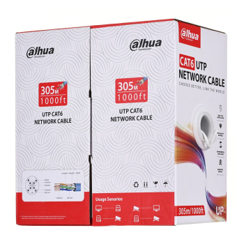 Dahua Technology PFM920I-6UN-C-V2 kabel sieciowy Biały 305 m Cat6 U/UTP (UTP)