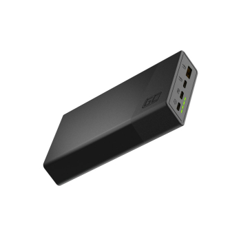 GREEN CELL POWERBANK POWERPLAY 20S CZARNY 20000MAH 22,5W 3X USB-C PD 1X USB-A