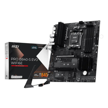 MSI Pro B840-S EVO WIFI6E AMD B840 Gniazdo AM5 ATX
