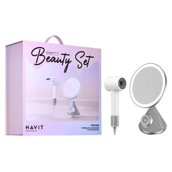 Havit Beauty Set suszarka+ ładowarka bezprzewodowa