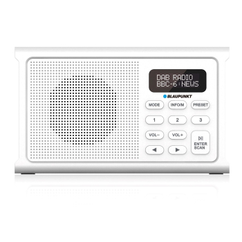 Radio przenośne BLAUPUNKT DAB DR3WH, biały