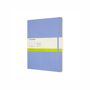 MOLESKINE Notes Classic XL (19x25 cm), gładki, miękka oprawa, hydrangea blue, 192 strony, niebieski