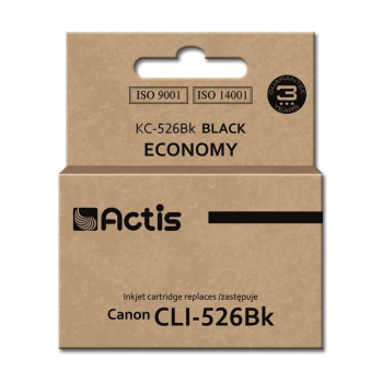 Actis KC-526Bk Tusz (zamiennik Canon CLI-526BK; Standard; 10 ml; czarny)