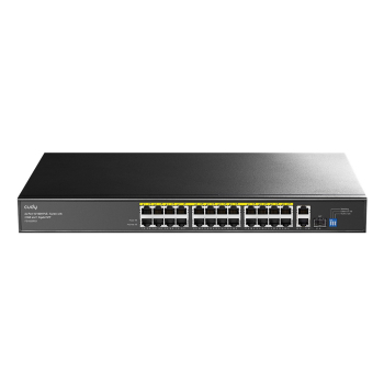 Cudy FS1026PS1 łącza sieciowe Nie zarządzany Gigabit Ethernet (10/100/1000) Obsługa PoE Czarny