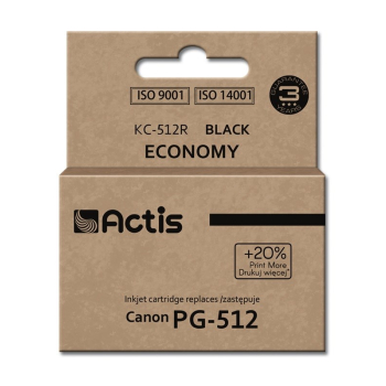 Actis KC-512R Tusz (zamiennik Canon PG-512; Standard; 15 ml; czarny)