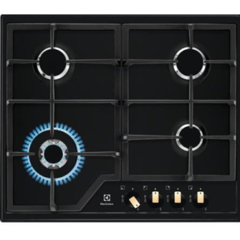 Płyta gazowa ELECTROLUX EGS6436RK czarna retro