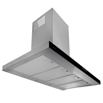 Okap kominowy AKPO WK-4 FENIKS SLIM GLASS 90 (435,6 m3/h; 900mm; kolor czarny)