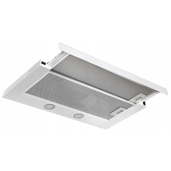 Okap teleskopowy podszafkowy CIARKO SL-NT 60 Biały Glass front białe szkło