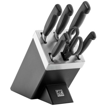 Zestaw noży samoostrzących ZWILLING Four Star 35145-007-0 7 elementów czarny