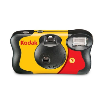 Kodak Aparat Jednorazowy Fun Saver, Aparat Cyfrowy, ISO 400, 27 zdjęć + FLASH  z filmem kolorowym i lampą błyskową.