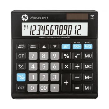 HP Kalkulator biurowy HP-OC 300 II/INT BX, 12-cyfr. wyświetlacz, 158x151x29mm, czarny