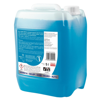 MILL CLEAN UMYJE 5 litrów. Płyn do mycia szyb, luster, glazury, płytek, blatów. Wszelkie powierzchnie bez smug i zacieków. Duży kanister 5 litrów to i