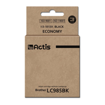 Actis KB-985Bk Tusz (zamiennik Brother LC985BK; Standard; 28,5 ml; czarny)