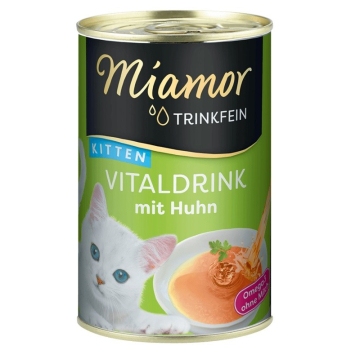 MIAMOR VITALDRINK z Kurczakiem 135ml napój dla kociąt