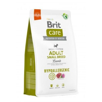 BRIT Care Mono Protein Hypoallergenic Adult Małe rasy Jagnięcina z ryżem - sucha karma dla psa - 3 kg