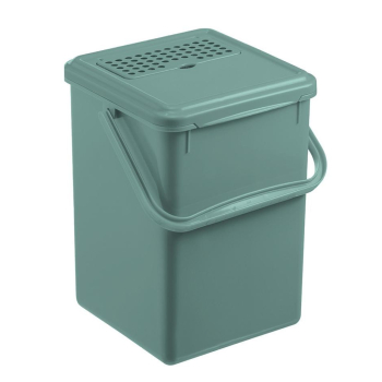 Rotho Wiaderko kompost 9L z filtrem węglowym BIO mistletoe green