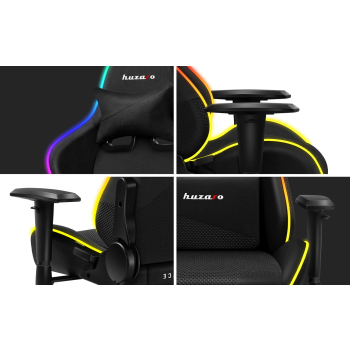 Fotel gamingowy Huzaro Force 6.2 Mesh RGB
