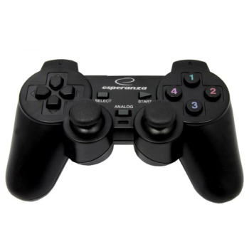Gamepad Esperanza EG102 (PC, PS3; kolor czarny)