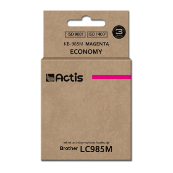 ACTIS KB-985M Tusz (zamiennik Brother LC985M; Standard; 19,5 ml; czerwony)