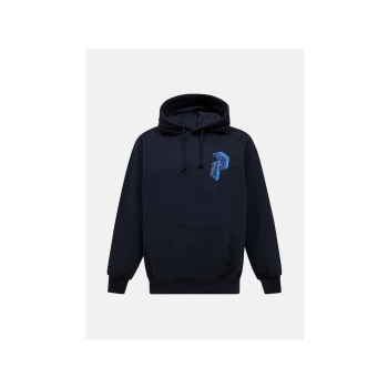 Bluza mÄ™ska PEAK PERFORMANCE M Terry Graphic Hood kolor czarny - L