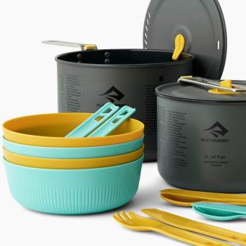 Zestaw naczyń Sea to Summit Frontier UL Two Pot Cook Set 4P 14 Piece