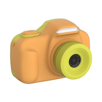 myFirst Camera 3 - aparat cyfrowy dla dzieci z gumowym etui ochronnym, ekranem 2" IPS, rozdzielczości 16MP i dwoma obiektywami (yellow)