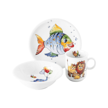 SELTMANN COLORFUL WILDLIFE Zestaw dziecięcy (3 elementy)