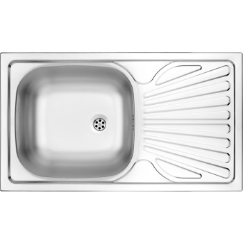 Zlewozmywak stalowy 1-komorowy z ociekaczem ZMU 0110 5907650845720