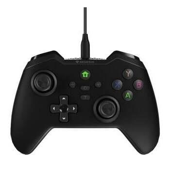 Gamepad Genesis Mangan 300 przewodowy do PC/SWITCH/MOBILE czarny