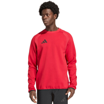 Bluza męska adidas Tiro 26 Travel Crew czerwona KD3324 L