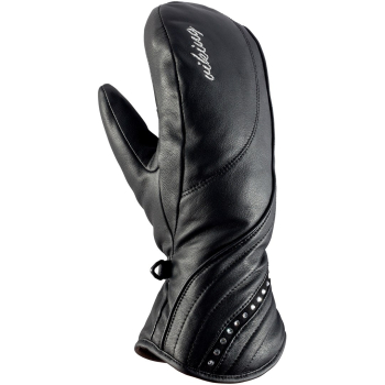 Rękawice narciarskie damskie VIKING Diamante Mitten Ski Lady jednopalczaste czarne   5