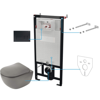 Zestaw WC podtynkowy 6 w 1