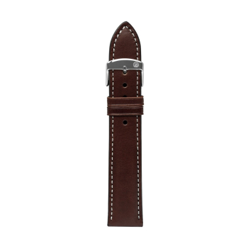 Pasek skórzany Zeppelin brązowy 22 mm