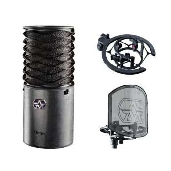 Aston Microphones Origin Bundle Mikrofon pojemnościowy + uchwyt + pop filtr