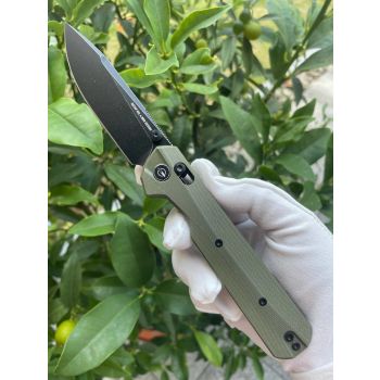 Nóż KNIVESPL The First OD Green G10 14C28N